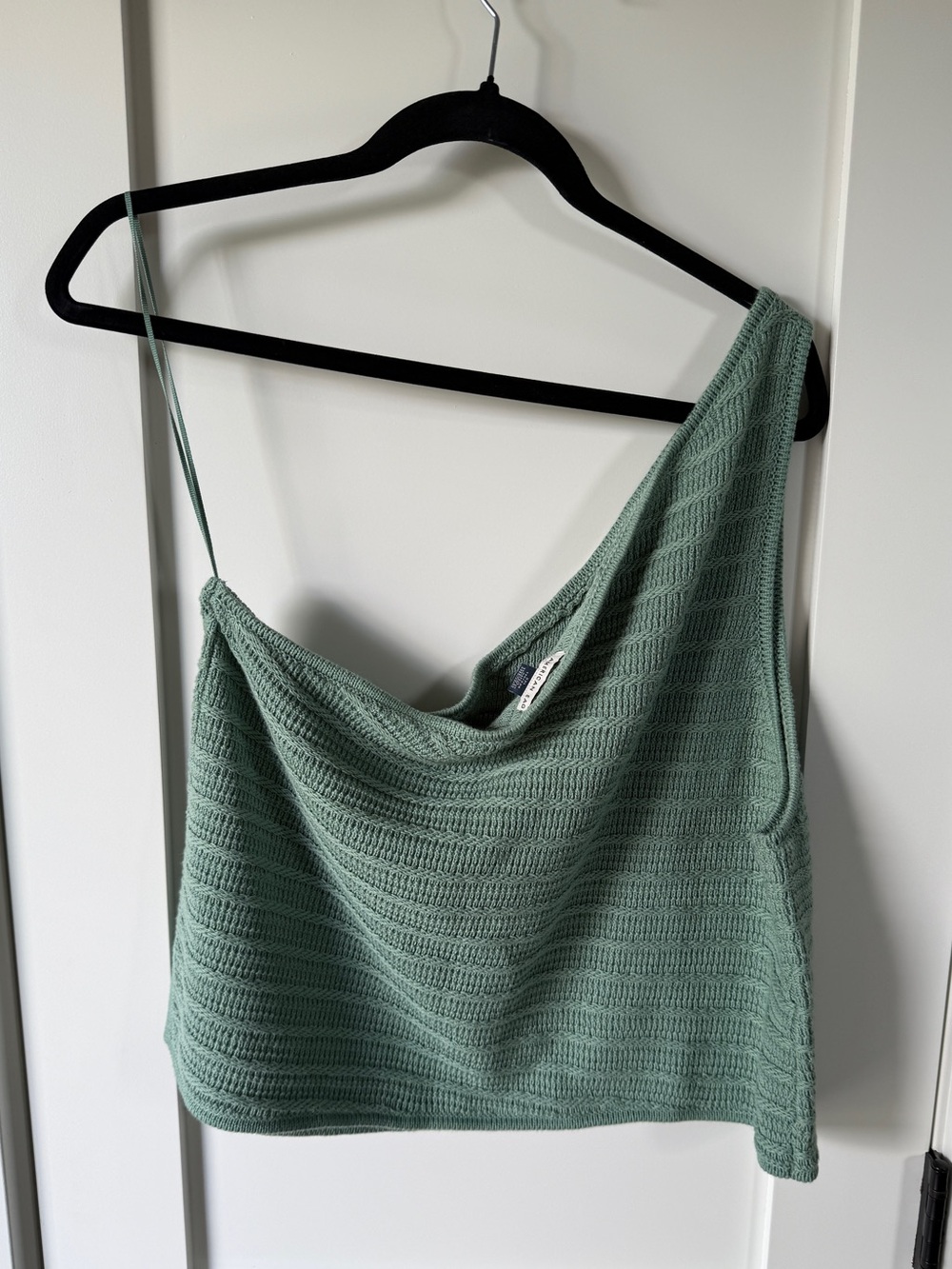 NWOT American Eagle One Shoulder Sweater Tank Cropped XXL - Picture 5 of 5